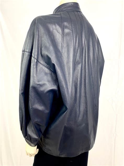 yves saint laurent leather jacket vintage|saint laurent jacket men's.